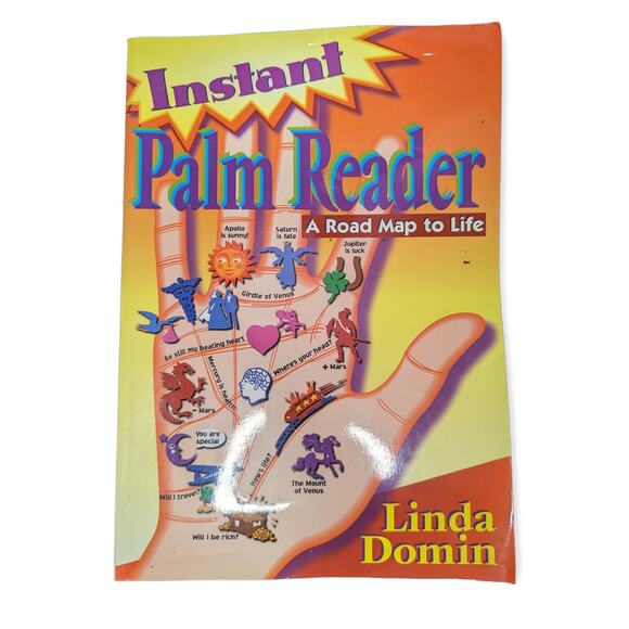 2000 2nd ED Instant Palm Reader: A Roadmap to Life Linda Domin Llewellyn Pub - Picture 1 of 5
